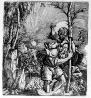 Hl. Christophorus mit dem Christuskind