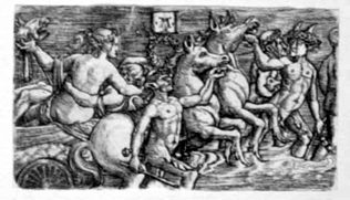 Neptun mit einer Nymphe