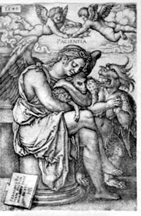 Allegorische Darstellung  - Geduld - Patientia