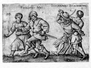 Allegorische Monatsdarstellung - Mai und Juni