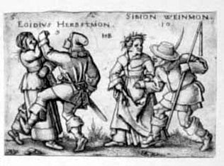 Allegorische Monatsdarstellung - September und Oktober