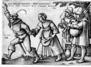Allegorische Darstellung - Jahresende