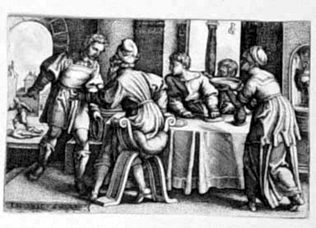 Tobit bei Tisch