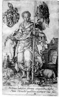 Allegorische Darstellung - Demut - Humilitas