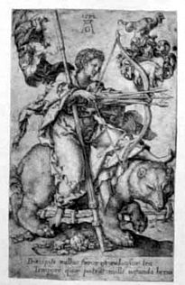 Allegorische Darstellung - Stärke - Fortitudo