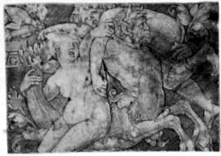 Triton raubt eine Nereide