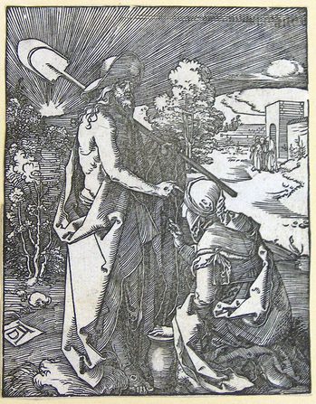 Christus als Gärtner mit Maria Magdalena - Noli me tangere