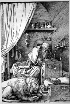 Hl. Hieronymus in der Zelle
