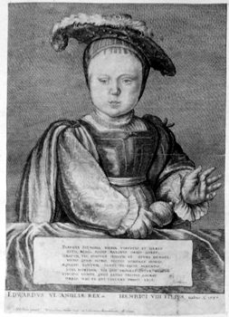 Edward VI., König von England als Kind
