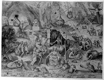 Allegorische Darstellung  der Habgier - Avaritia