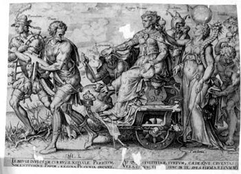 Allegorische Darstellung - Triumph des Reichtums