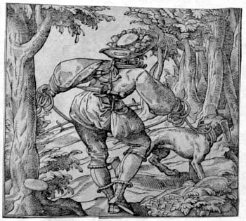 Jäger mit Hund