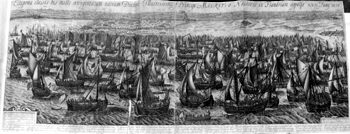 Flotte des Prinzen Moritz von Nassau im Jahre 1600