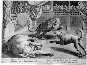 Tierkampf vor Alexander dem Großen
