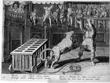 Kaiser Commodus als Tierkämpfer
