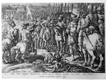 Rückzug der Schweizer  (Lebensgeschichte des Giovanni Medici)
