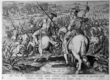 Zerstreuung des spanischen Feindes