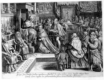 Krönung von Cosimo I. Medici zum Großherzog von Toskana