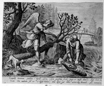 Tobits Wunderbare Heilmittel - Tobit mit dem Fisch