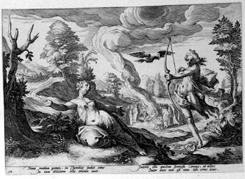 Apollo tötet Coronis
