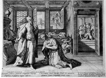 David und der Prophet Nathan
