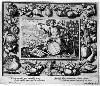 Allegorische Darstellung - Vier Jahreszeiten - Herbst