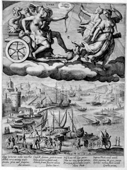 Allegorische Darstellung - Mond