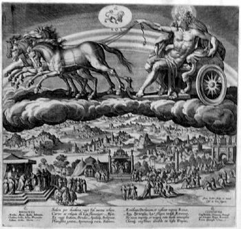 Allegorische Darstellung -  Sol - Sternzeichen Löwe
