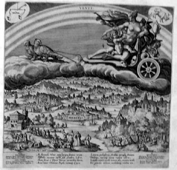 Allegorische Darstellung -  Venus - Sternzeichen Waage und Stier