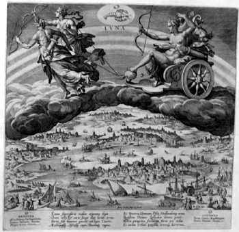 Allegorische Darstellung - Mond