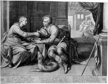 Esaus Verkauf des Erstgeburtsrechtes an Jakob - Isaak segnet Jakob