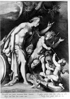 Venus und Amor mit zwei Amoretten