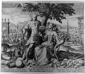 Allegorische Darstellung - Italien