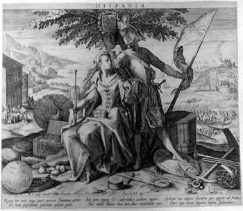 Allegorische Darstellung - Spanien