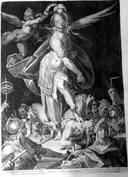 Allegorische Darstellung  des Sieges - Minerva