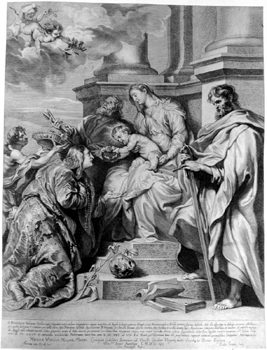 Maria mit dem Christuskind und Hll. Rosalie, Peter und Paul