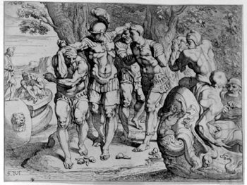 Odysseus bei den Lotus-Essern - Lotofagen