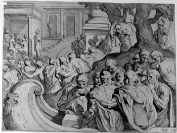 Odysseus landet auf Aiaia
