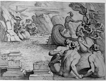 Sirenen, Scylla und Charybdis