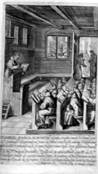 P. Gabriel Maria im Scriptorium