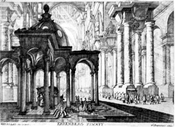 Ein Kircheninterieur