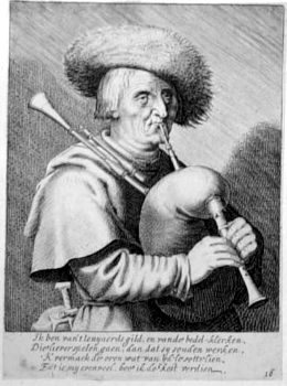 Ein Dudelsackspieler