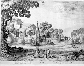 Allegorische Monatsdarstellung - Mai