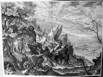 Landschaft mit dem Hl. Hieronymus