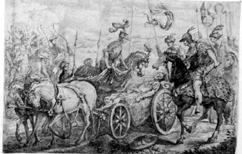 Alexander an der Leiche des Darius
