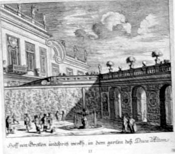 Salla terrena im Palais von Herzog d´Altem