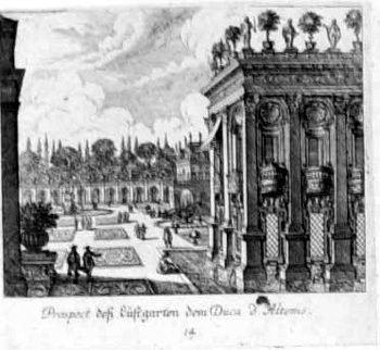 Lustgarten beim Palais des Herzogs d´Altem