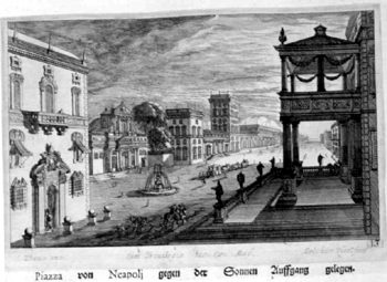 Piazza in Neapel