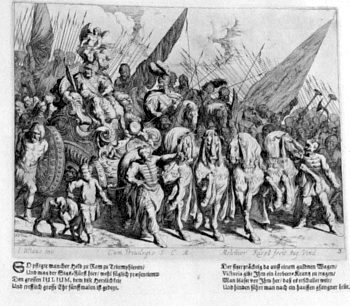 Triumphzug von Iulius Caesar