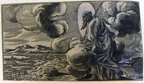 Mose schaut in das gelobte Land - Mose am Berg Horeb
